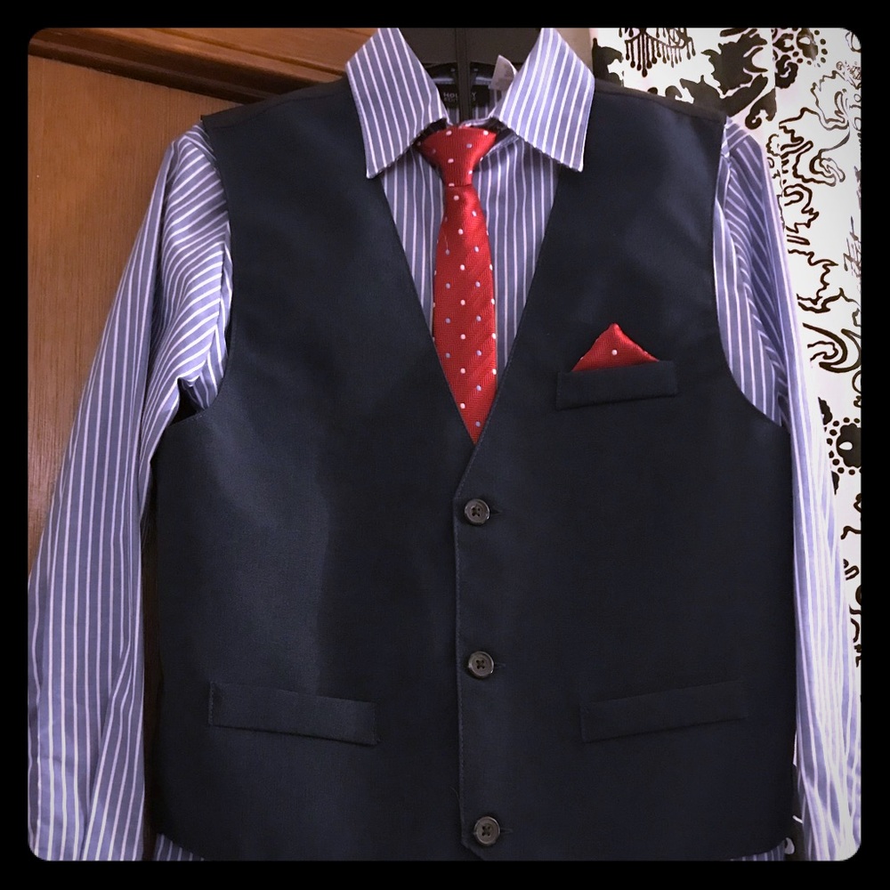 Sz 10 boys dress outfit partial suit